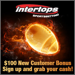 $100 Sign-up Bonus at Intertops