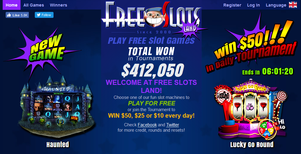 Free Slots Land - Play Free
                                        Online Slots and Win Real Money
                                        Play Free Slots Online!