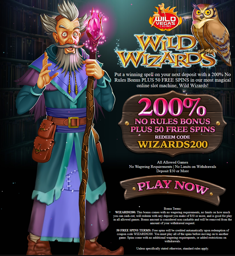 Wild Wizards! 200% No Rules Bonus