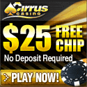 Cirrus - $25 Free Chip