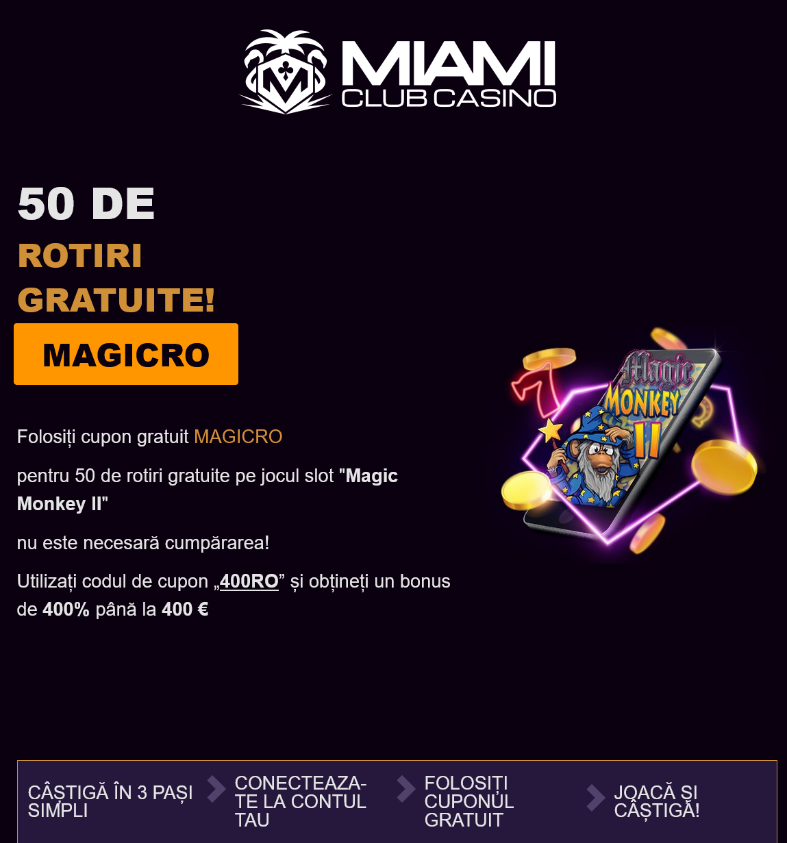 Miami Club 50 Free Spins