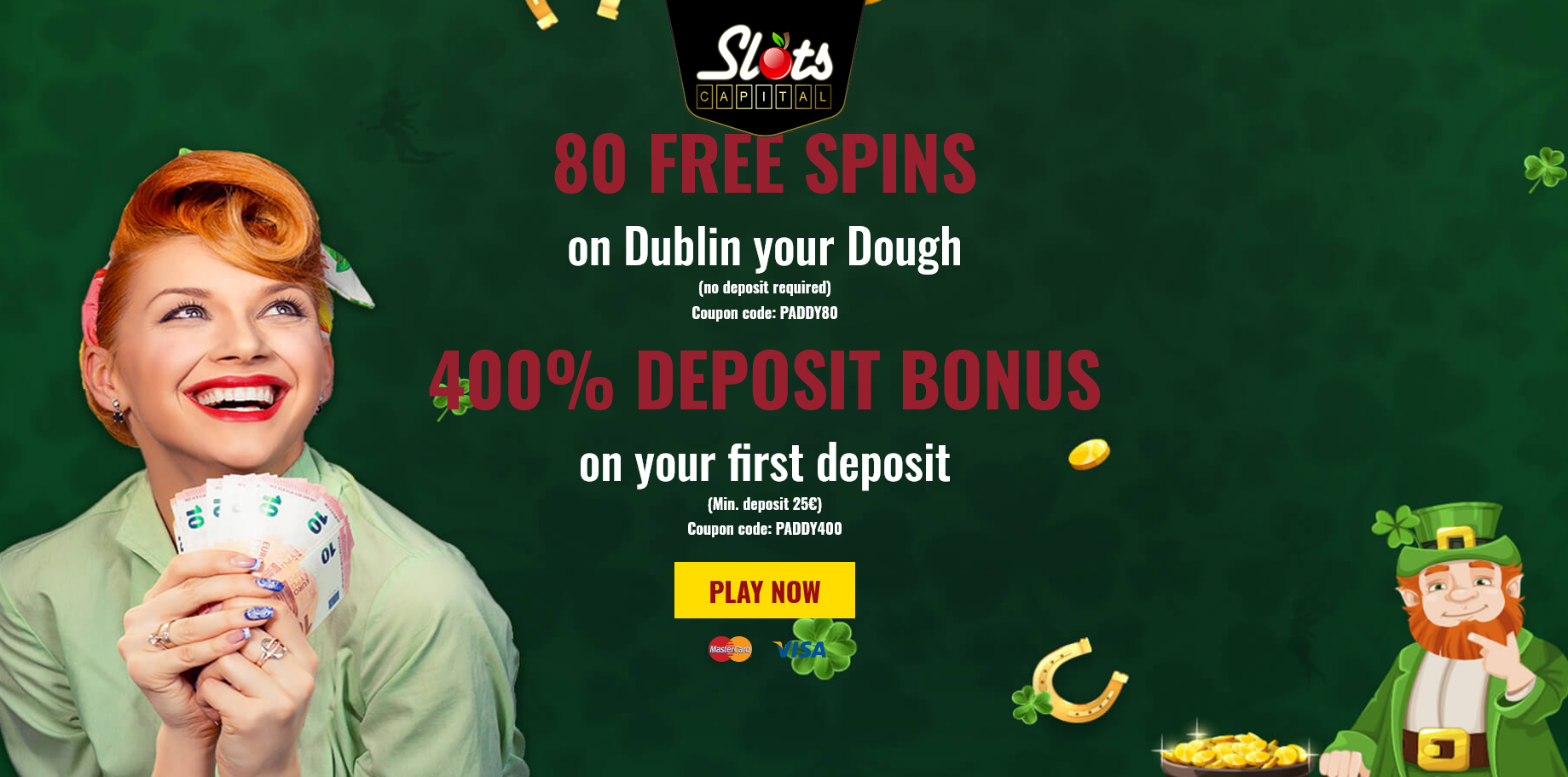 Slots Capital IE 80 Free Spins (Ireland)